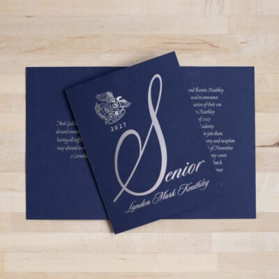 'Elegant Senior' Grad Announcement