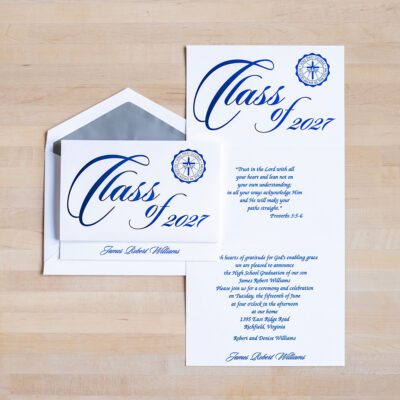 Class of 2026 Trifold Graduation Announcement