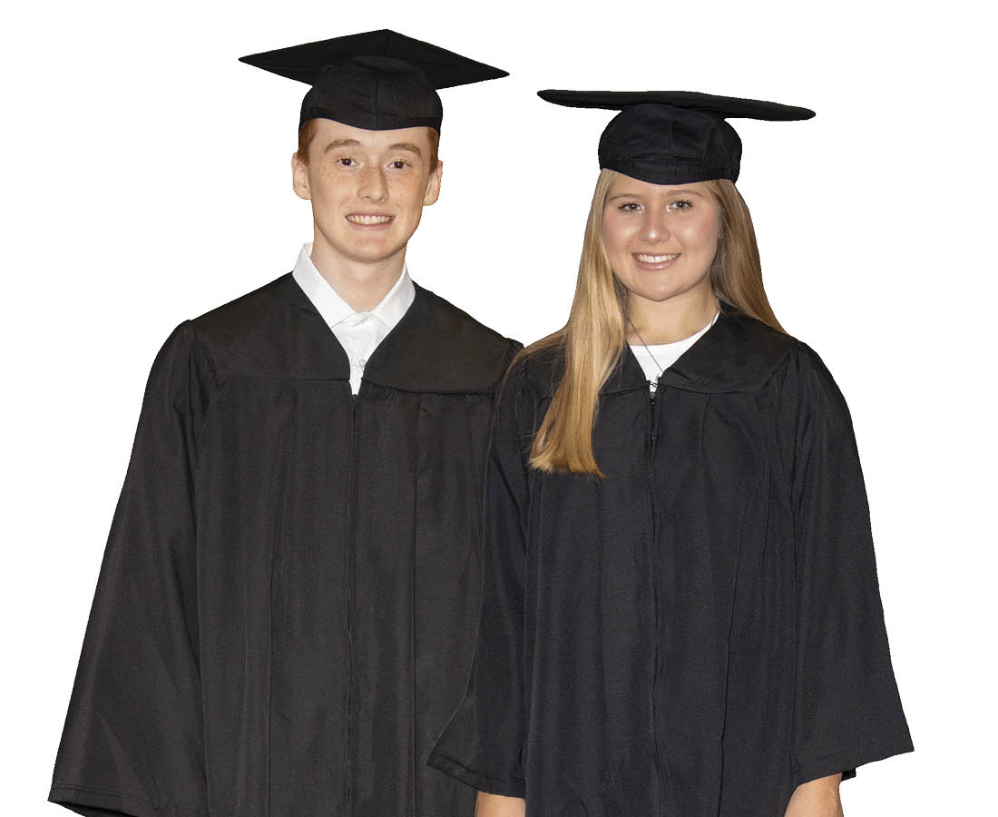Buy Bachelor Graduation Cap  Gown 2021 Year Charm Included for College or High  School Graduates 42 Fit 49411 Black at Amazonin