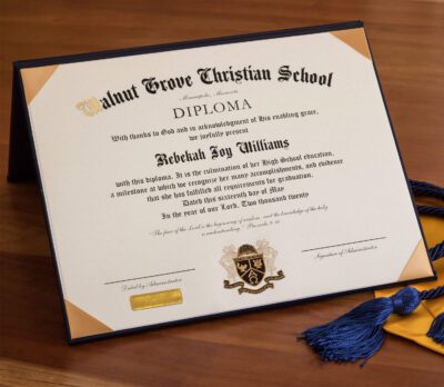 high school diploma for homeschool