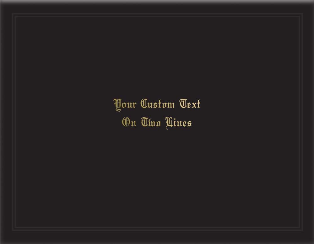 2 Lines of Custom Text