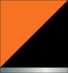 Black and Orange (Silver Band)