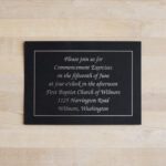 Announcement Insert Card