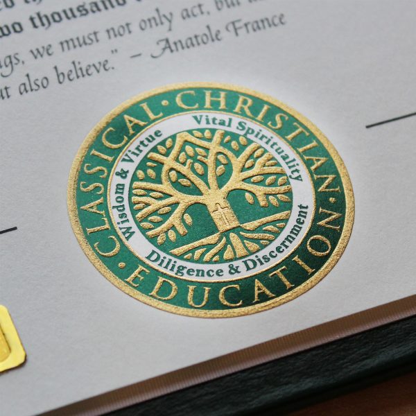 Diploma Seal Closeup