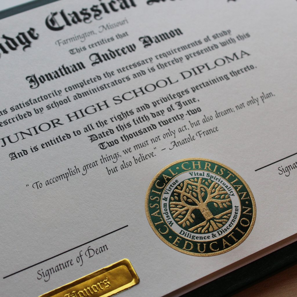 Verse on Diploma