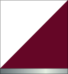 Maroon and White (Silver Band)