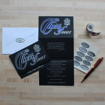 Trifold Class of 2023 Graduation Announcement