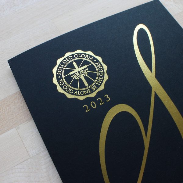 Graduation Announcement Crest Closeup