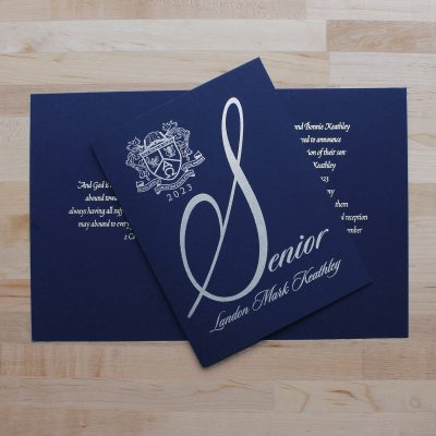 Elegant Senior Graduation Announcement