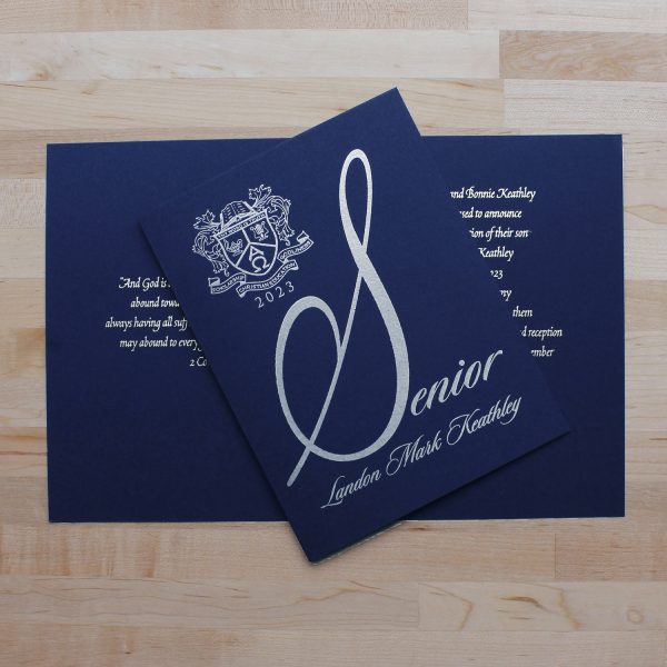 Elegant Senior Graduation Announcement