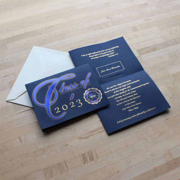 'Soli Deo Gloria' Graduation Announcement