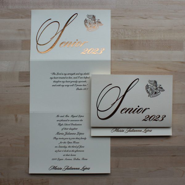 'Senior 2023' Graduation Announcement