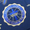 'Soli Deo Gloria' graduation announcement seal closeup