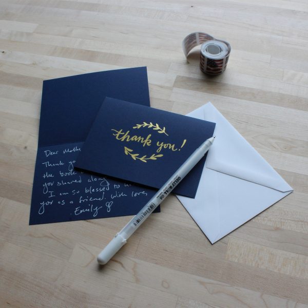 'Laurel' Thank-You Card