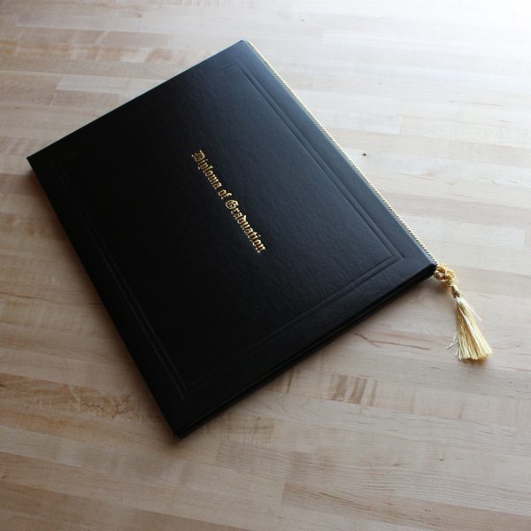 Diploma Cover with decorative tassel