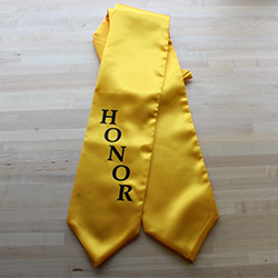 Clearance Graduation Imprinted Honor Stole