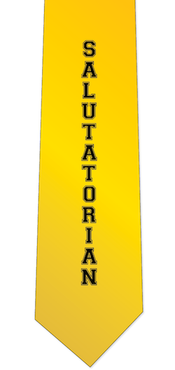 SALUTATORIAN Vertical Block