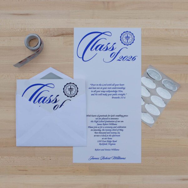Class of 2026 Trifold Graduation Announcement