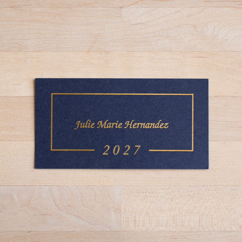 Graduation Name Card Border Styles