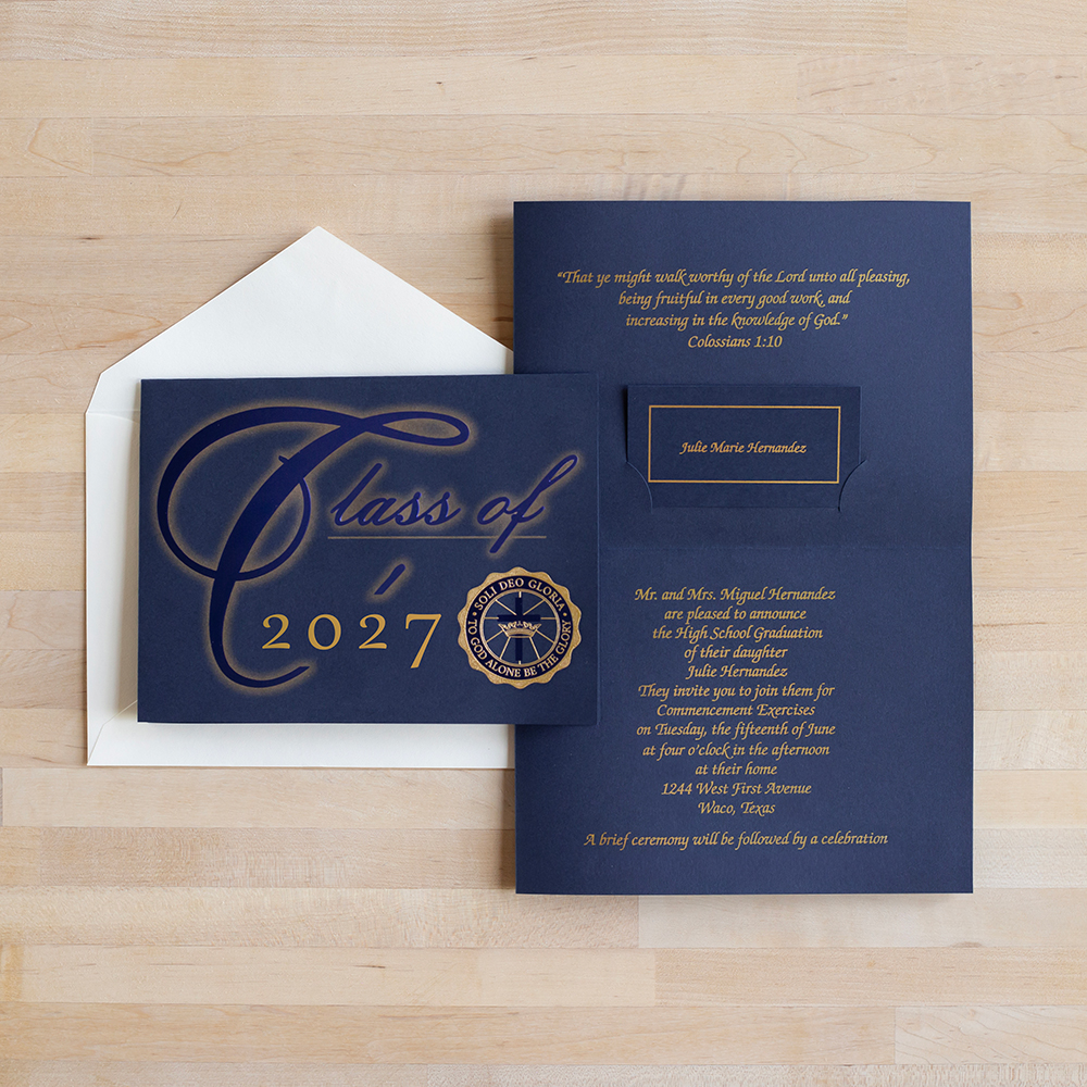 'Soli Deo Gloria' Grad Announcement