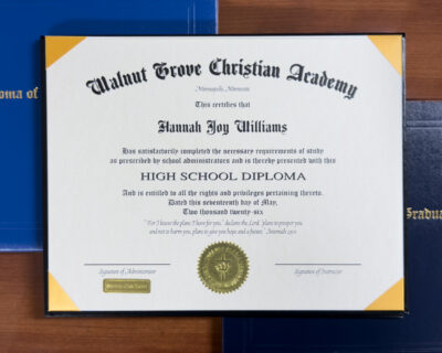 Standard High School Diploma for Homeschools